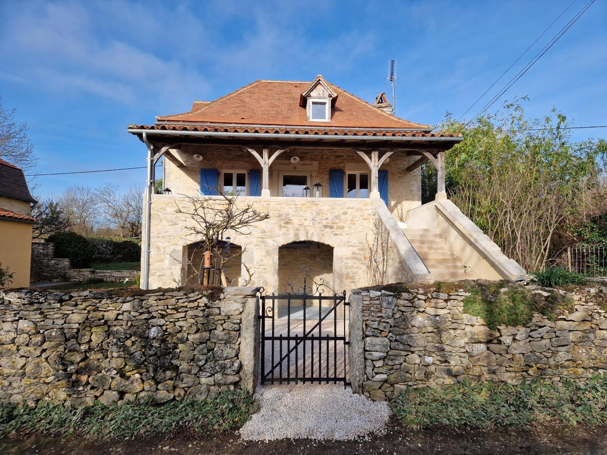 Maison Quercynoise En Pierre Concots Extérieur photo